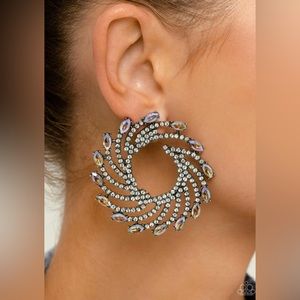 Paparazzi ~ Firework Fanfare 🌈MultiColor Earrings ~🌈LIFE OF THE PARTY 2023🌈